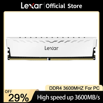 Lexar Memoria DDR4 RAM 8GB 16GB 3600MHZ המחשב Memory Stick של אינטל XMP 2.0 288Pin 1.2 V PC שולחן העבודה במחשב זיכרון