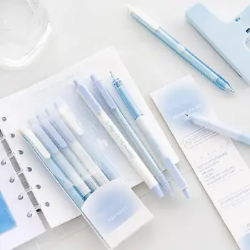חלק הכתיבה נייד ורוד כחול סגול פלסטיק עט ג ' ל, ציוד משרדי