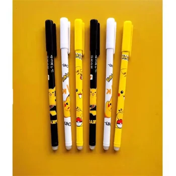 12PCS להגדיר קריקטורה ג ' ל עט ניתן למחיקה מלא מחט צינור חמוד ערך גבוה רולר בעט כדור הספר ציוד משרדי מכשירי כתיבה