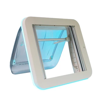קרוואן קרוואן האוטו אביזרים 400 *400mm עם אור Led, עמיד UV RV צוהר חניך חלון המכונית Windows