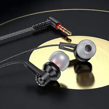 קווי Earbud מעולה 9D להקיף נוח ללבוש עיצוב ארגונומי Wired אוזניות אביזרי מחשב