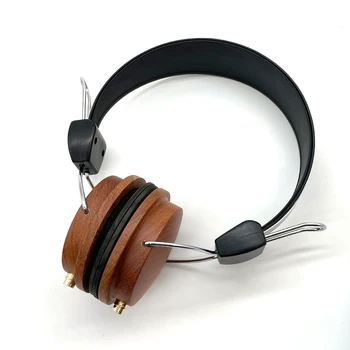 40MM נהגים אוזניות DIY מסוג סגור אוזניות דיור עץ דובדבן עץ טבעי על האוזן הדיבורית האישית DIY