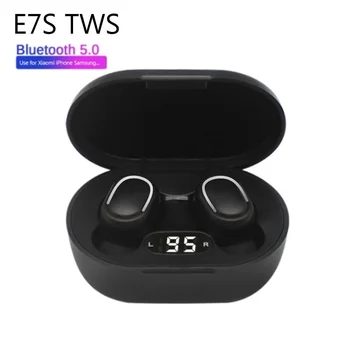 2023 TWS אלחוטית Bluetooth 5.0 EarphoneTouch שליטה 9D אוזניות סטריאו עם מיקרופון אוזניות ספורט WaterproofEarbuds תצוגת LED