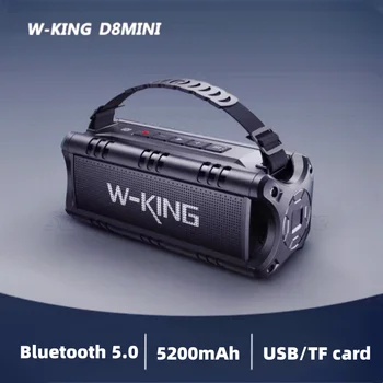W-המלך D8mini טייפ NFC Bluetooth אלחוטית רמקול חיצוני עמיד למים נשמע טור נייד TWS סטריאו דו-ערוצי סאב