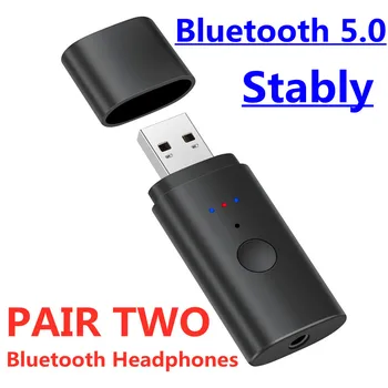 זוג 2 אוזניות Bluetooth משדר 5.0 + EDR 3.5 מ 
