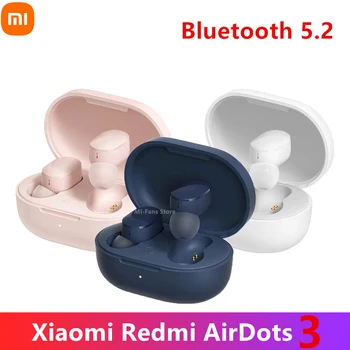 Xiaomi Redmi AirDots 3 Wireless Bluetooth תואם-אוזניות סטריאו קישור אוטומטי חכם ללבוש בקרת מגע Apt-X אדפטיבית אוזניות