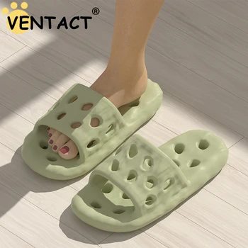 VENTACT הקיץ ענן נעלי בית רכות כמה שקופיות נשים גברים נוזל ייבוש מהיר מקלחת נעל שירותים הבית גבינה נעלי בית