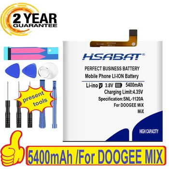 HSABAT העליון מותג באיכות גבוהה 5400mAh מיקס סוללה עבור DOOGEE לערבב