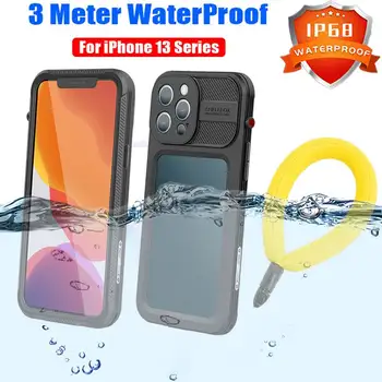 ShellBox IP68 מקרה עמיד למים עבור iPhone 13 Pro מקס אנטי-זרוק לשחות, לצלול מתחת למים, ספורט תחת כיפת השמיים קל משקל אולטרה דק