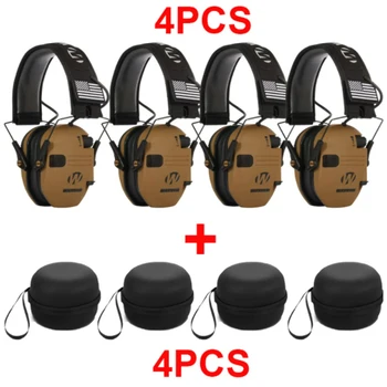1PCS/4PCS אלקטרוני ירי לכסות את האוזניים השפעה ספורט אנטי-רעש באוזן מגן ההגברה טקטי לשמוע אוזניות מגן