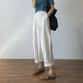 מכנסי נשים בגדים מכנסיים לנשים בקיץ מכנסיים רחבים לנשים' S מכנסיים Harajuku סגנון קוריאני אופנה ג ' וגינג.