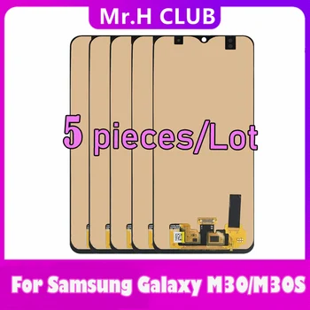 סיטונאי 5 חתיכות/הרבה עבור Samsung Galaxy M30 2019 M30 M305 M305F M305DS מסך מגע תצוגה LCD דיגיטלית הרכבה החלפה