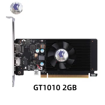 CCTING GeForce GT 1010 LP 2GD4 כרטיס גרפי GT1010 2GB 64Bit 14Nm GP108 2*HDMI GPU видеокарта פלאסה דה וידאו