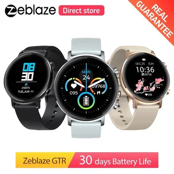 Zeblaze GTR שעון חכם גברים בריאות כושר Smartwatch גוף מתכת 3 כספומט 30 ימים חיי סוללה דיגיטלי שעון יד לנשים יוניסקס