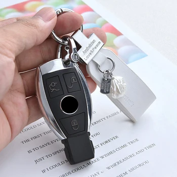 מתכת עור מעטפת עלים המכונית מפתחות מפתח טבעת מחזיק מפתחות עם תליון קישוט אביזרים עבור בנות ליידי מתנה אוניברסלית חדשה 2023