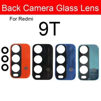 2Pcs בחזרה מצלמה עדשת זכוכית עבור Xiaomi Redmi 9T מצלמה אחורית עדשת זכוכית תיקון חלקי חילוף