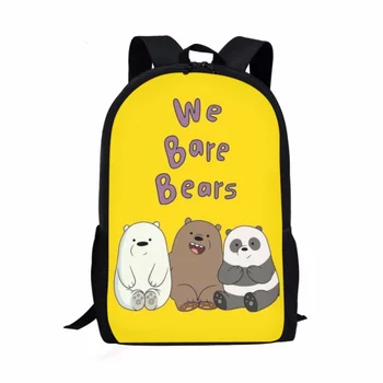 2023 אופנה דוב חמוד דפוס הדפסה תיק בית ספר לילדים צעירים מקרית ספר BagsFor תרמיל ילדי בני נוער Schoolbags המוצ ' ילה