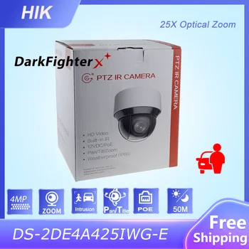 HIK 4 אינץ ' 4MP 25X DarkFighter כיפה מהירות מצלמת IP DS-2DE4A425IWG-E IR50M אוטומטי מעקב פנים ללכוד מצלמת מעקב