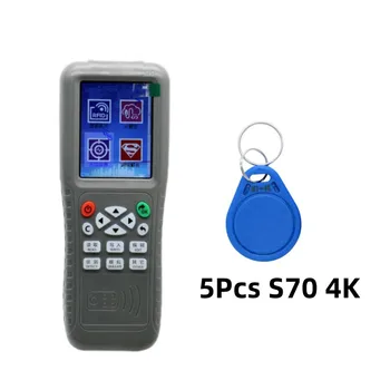 הגירסה האנגלית החדשה iCopy X5 עם מלא לפענח את פונקציית כרטיס חכם מפתח המכונה RFID NFC צילום IC ID הקורא סופר Duplicator