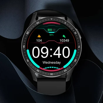 Smartwatch 2 ב 1 חכם שעון 1.32 אינץ כושר גשש קצב הלב health Monitor עם Bluetooth תואם אוזניות