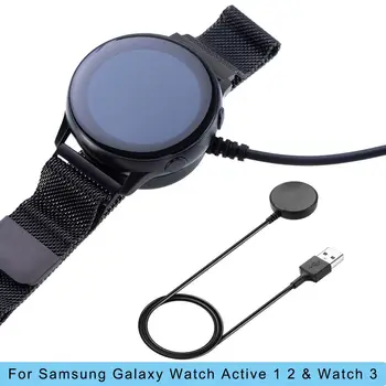 מהר Dock מטען USB כבל טעינה מתאם חשמל עבור Samsung Galaxy השעון 4 קלאסי 42mm 46mm 40mm 44mm שעון חכם אביזר