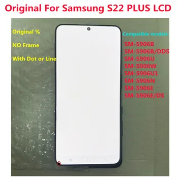 מקורי לסמסונג גלקסי S22 בנוסף S906B S906U S906E מסך LCD מחליף S22PLUS 5 גרם תצוגה מסך מגע דיגיטלית ללא מסגרת