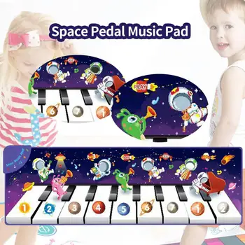 זוחל השטיח החלקה ברור הדפסה בידור התינוק מוזיקלי פסנתר שטיח שטיח צעצוע מקורה
