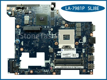 מקורי QIWG5-G6-G9-LA-7981P עבור Lenovo Ideapad G580 מחשב נייד לוח אם SLJ8E HM76 N13M-QE-B-A2 100% נבדק
