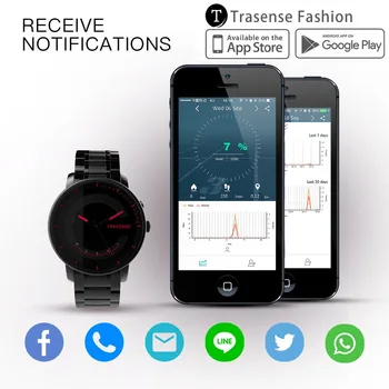 עמיד למים פלדה שעון חכם שעונים חכמים Bluetooth ספורט כושר גשש פדומטר Smartwatch Relogios עבור IOS אנדרואיד הטלפון