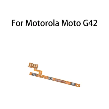 כוח על מתג ההשתקה שליטה מקש עוצמת קול לחצן להגמיש כבלים עבור Motorola Moto G42