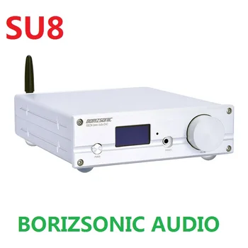 2020 BORIZSONIC SU8 כפול AK4493EQ אודיו דיגיטלי מפענח DAC Bluetooth@5.0 DSD256 DAC XMOS XU208 אוזניות אודיו מגבר