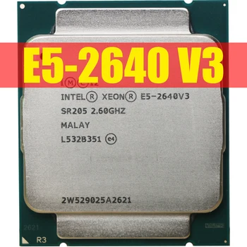 Xeon E5 2640 V3 מעבד SR205 2.6 Ghz LGA 2011-3 CPU X99 DDR4 D4 Mainboard פלטפורמה עבור ערכת Intel xeon