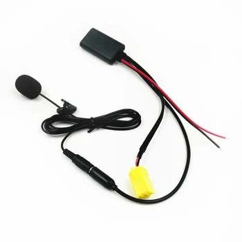 רכב Bluetooth 5.0 Aux כבל מיקרופון דיבורית לטלפון נייד חינם מתקשר מתאם עבור פיאט גרנדה פונטו אלפא 159
